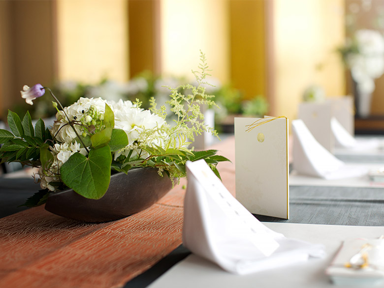 2階 比叡の間 テーブル